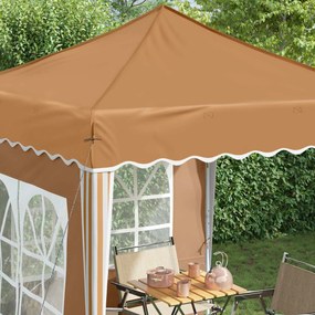 vidaXL Αυτοσχέδιο Μόρφωση 195 x 195 x 245 εκ. Μπεζ Ύφασμα Όξφορντ