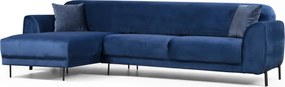 Corner Sofa-Bed Image Corner Left ( Chl-3R ) - Navy Blue Navy Blue