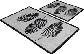 Bathmat Set (2 Pieces) Hoja Djt Multicolor