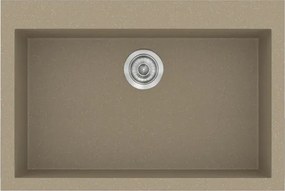 Sanitec Classic 338 (70×50) - Γρανιτένιος νεροχύτης - Granite Taupe