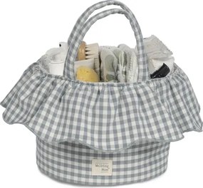 Καλάθι Οργάνωσης Praline Vichy Matcha Walking Mum 22x16x22 εκ.