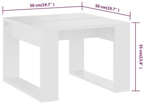 ΤΡΑΠΕΖΙ ΒΟΗΘΗΤΙΚΟ ΛΕΥΚΟ 50 X 50 X 35 ΕΚ. ΑΠΟ ΜΟΡΙΟΣΑΝΙΔΑ 808621