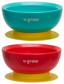U-Grow UG-BOL2X340 Παιδικό Μπωλ Φαγητού 2τμχ