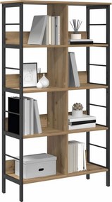 vidaXL Ράφι Βιβλίων 8 επιπέδων 82 x 32 x 144,5 εκ. Επεξεργασμένο ξύλο