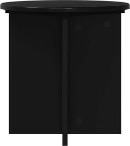 vidaXL Βάση φυτών 2 τεμ. Μαύρο 40 x 40 x 40 cm Επεξεργασμένο Ξύλο