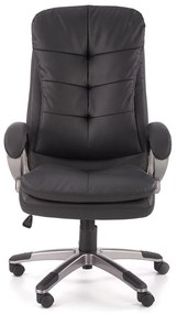Καρέκλα γραφείου Houston 1002, Μαύρο, 114x66x72cm, 19 kg, Με ρόδες, Με μπράτσα, Μηχανισμός καρέκλας: Κλίση | Epipla1.gr