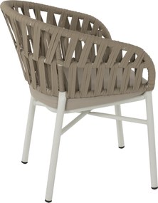 ΠΟΛΥΘΡΟΝΑ ΑΛΟΥΜΙΝΙΟΥ ΛΕΥΚΗ ΜΕ ΣΧΟΙΝΙ ΜΠΕΖ 57x56x78Y εκ.HM5857.02