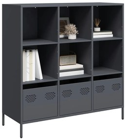 vidaXL Ντουλάπι Ανθρακί 101,5x39x103,5 εκ. από Ατσάλι