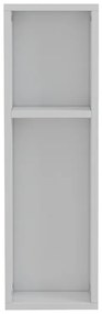 Επιδαπέδια Ραφιέρα Racks pakoworld σε λευκή απόχρωση 20x15x65εκ - 230-000044