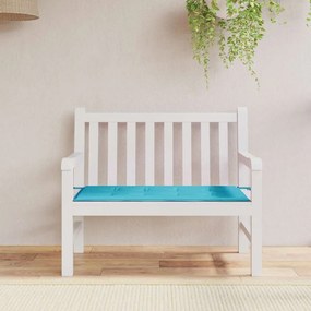 vidaXL Μαξιλάρι Παγκάκι Κήπου Τιρκουάζ 120 x 50 x 4 cm Ύφασμα Oxford
