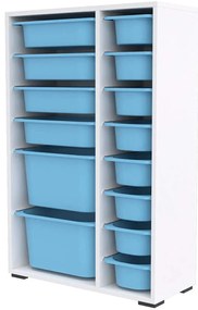 Συρταριέρα Παιδική Rine 768ESL1163 69,5x30x109cm White-Blue