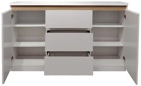 Μπουφές Chiemo pakoworld σε φυσική απόχρωση 160x40x93.6εκ