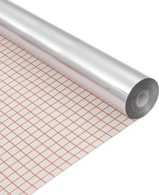 vidaXL Αυτοκόλλητη ταινία καθρέφτη 60 x 100 εκ 2 τεμ. Ασημί PET