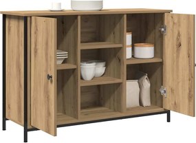 vidaXL Πλαϊνό γραφείο Artisan Oak 100 x 35 x 70 εκ.