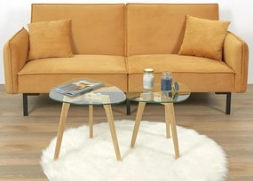 ΤΡΑΠΕΖΆΚΙΑ ΣΑΛΟΝΙΟΎ GLASS NESTING TABLES X2 HD3212