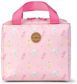 Ισοθερμική Τσάντα Φαγητού (24x10x19) Saro Ice Creams Pink 52506