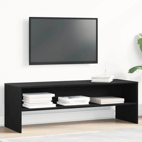 ντουλάπι τηλεόρασης Μαύρη βελανιδιά 120x40x40 cm - Μαύρο