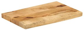 vidaXL Επιφάνεια Τραπεζιού 60x30x2,5 εκ. Live Edge Μασίφ Ξύλο Μάνγκο