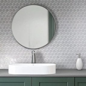 Αυτοκόλλητο Πλακάκι 3D (30.5x25) L-C Ruche Grey 1770121