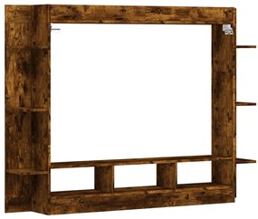 vidaXL Έπιπλο Τηλεόρασης Καπνιστή Δρυς 152x22x113 εκ. Επεξ. Ξύλο
