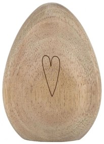 Διακοσμητικό Αυγό Heart RD0016787 Φ5x7cm Natural Raeder