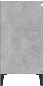 vidaXL Ντουλάπι Γκρι Σκυροδέματος 60x35x70 εκ. Επεξεργασμένο Ξύλο