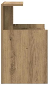vidaXL Κομοδίνο artisan δρυς 40 x 35 x 60 εκ. Επεξεργασμένο ξύλο