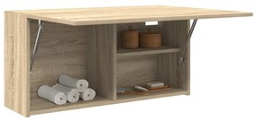 vidaXL Ντουλάπι τοίχου μπάνιου Sonoma Oak 80x25x40 cm