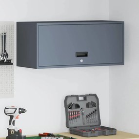vidaXL Ντουλάπι τοίχου για γκαράζ Ανθρακί 80 x 33 x 35 εκ