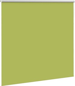 vidaXL Roller Blind Blackout φύλλα πράσινα 155x150 cm Πλάτος υφάσματος