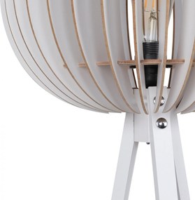 ΦΩΤΙΣΤΙΚΟ ΔΑΠΕΔΟΥ HM7375.01 ΑΠΟ MDF ΣΕ ΛΕΥΚΟ Φ36x145Υεκ.
