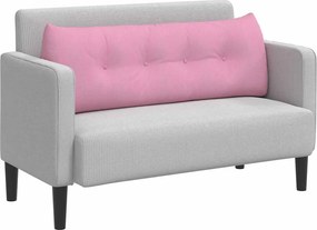 vidaXL Μαξιλάρι Πλάτης Ροζ 140 x 24 x 50 εκ ύφασμα