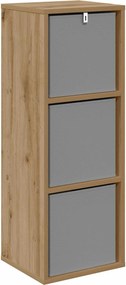 vidaXL Πλαϊνό γραφείο Artisan Oak 30,5 x 27 x 84,5 εκ