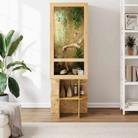 vidaXL Terrarium Καφέ 50 x 50 x 150 εκ OSB