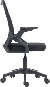 Καρέκλα γραφείου Penza mesh μαύρη 48x58x92-102εκ