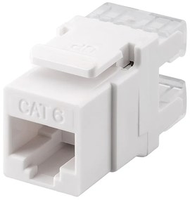 GOOBAY Keystone module RJ45 CAT 6 95740, UTP, 250MHz, λευκό