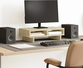 vidaXL Βάση Οθόνης Sonoma Δρυς 50x27x15 εκ. από Επεξεργασμένο Ξύλο