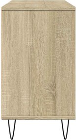 vidaXL Ντουλάπι Μπάνιου Sonoma Δρυς 80 x 33 x 60 εκ. από Επεξεργ. Ξύλο