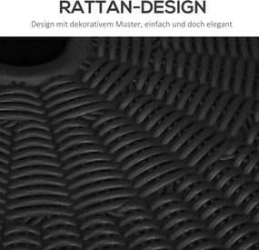 Βάση ομπρέλας, αδιάβροχη, γεμιζόμενη, Ø51x 36H cm, μαύρο