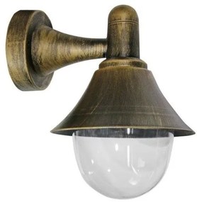 Απλίκα Φωτιστικό Τοίχου Φ18 Ε27 IP44 Down Lumen-9-9471-Μπρονζέ 9-9471