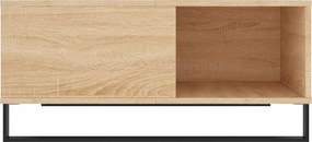 vidaXL Τραπεζάκι Σαλονιού Sonoma Δρυς 80x80x36,5 εκ. Επεξεργασμ. Ξύλο