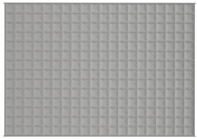 vidaXL Κουβέρτα Βαρύτητας Γκρι 137 x 200 εκ. 6 κ. Υφασμάτινη