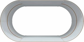 vidaXL Ανεβασμένο Κρεβάτι Καφέ 160 x 80 x 81 cm Ατσάλι