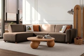 Corner Sofa S-Loft Left - Brown Brown
