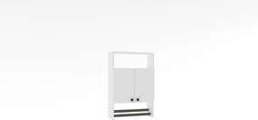 Έπιπλο Μπάνιου Λευκό ELA 15x60x87