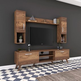 Σύνθεση Τηλεόρασης Καρυδί FOZON 180x35x48.6
