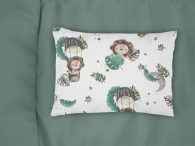 Μαξιλαροθήκη Bebe Φάκελος Βαμβακερή 35x45εκ. Lion 534 Green DimCol