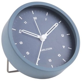 Επιτραπέζιο Ρολόι - Ξυπνητήρι KA5806BL Tingle Steel Blue Karlsson Μέταλλο