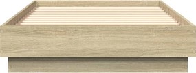 vidaXL Πλαίσιο Κρεβατιού Χωρ. Στρώμα Sonoma Δρυς 75x190εκ Επεξ. Ξύλο