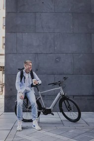 Musa S 28 Inch 57 cm Men 8SP Hydraulic Disc Brake Light grey